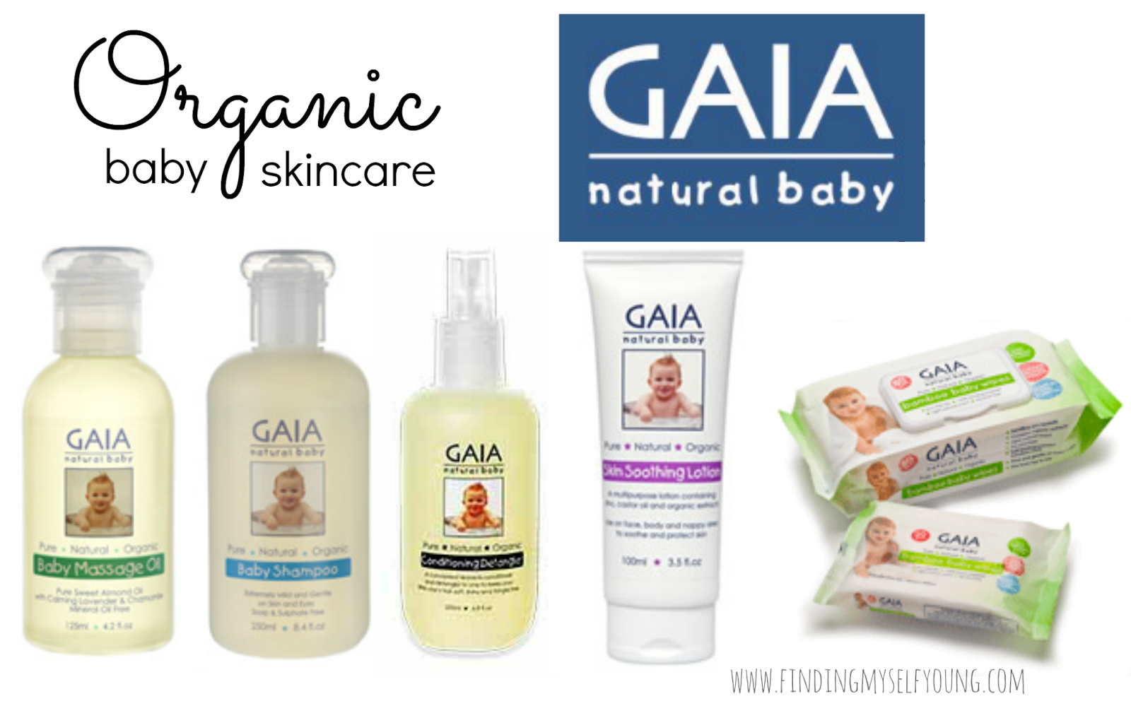 gaia organic natural baby skincare products
