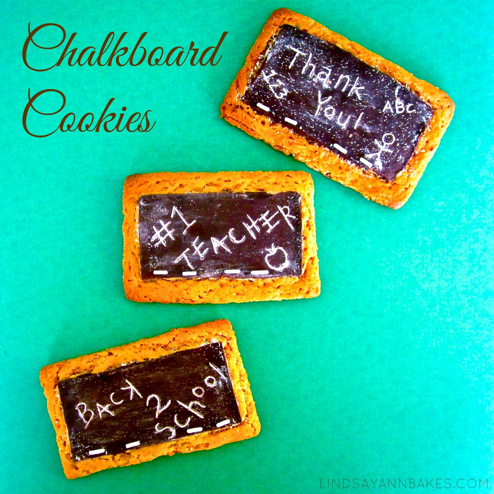 Edible Chalkboard Cookies The Lindsay Ann