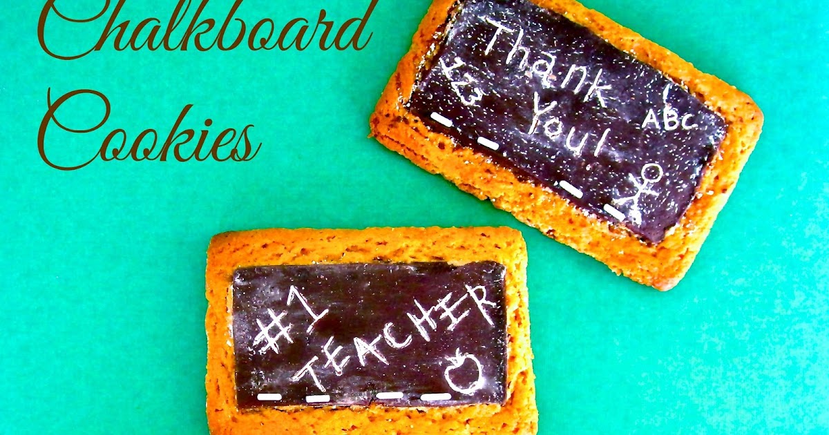 Chalkboard cookies with edible chalk - Ashlee Marie - real fun with real  food