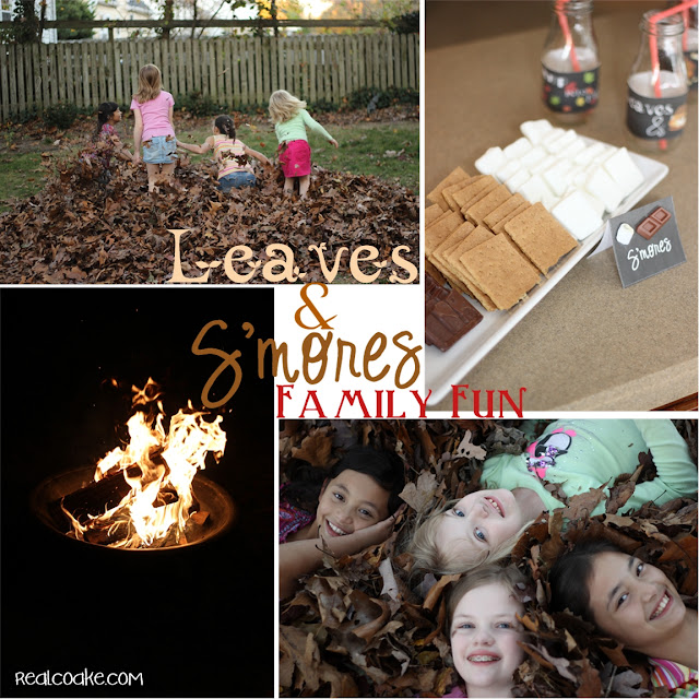 Fantastic fall #FamilyFun idea. Host a fun Leaves & S'mores party. Tips and ideas from #RealCoake.