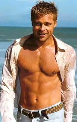 Brad Pitt Foto de Brad Pitt en la playa