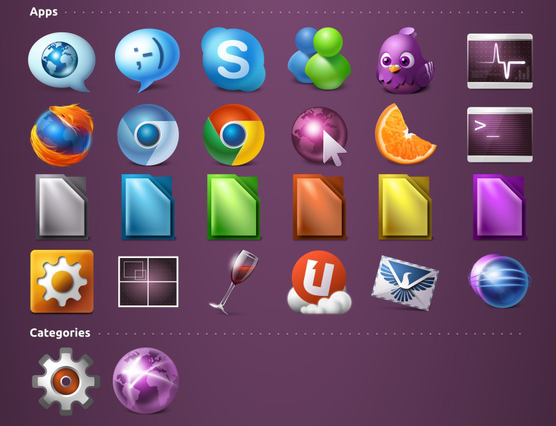 FS Icons Ubuntu, un pack de iconos bastante chulo Apoyo Ubuntu