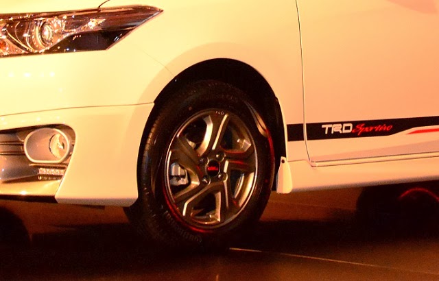 Toyota Vios 1.5 TRD Sportivo rim design