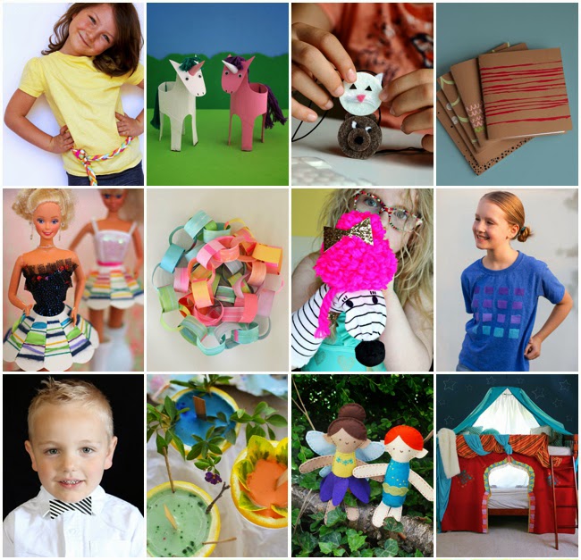 Some of the crafts inside of Happy Handmade Ebook!