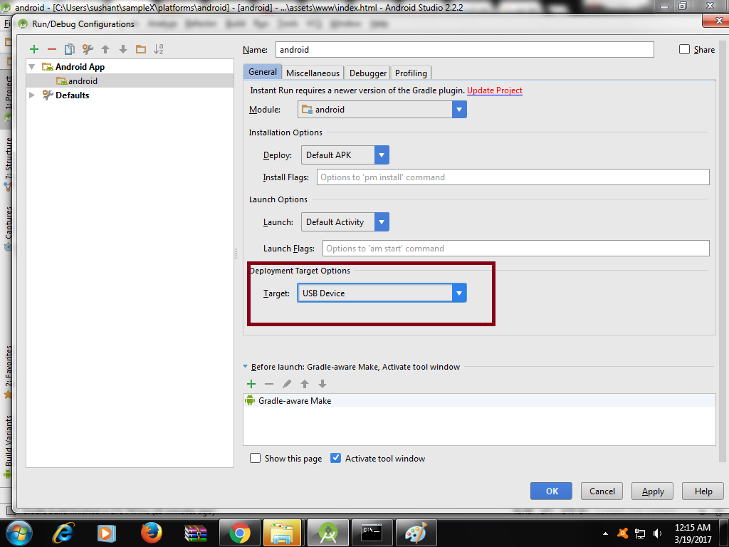 Cordova Hybrid App Development for beginners Cordova Setup In Android Studio