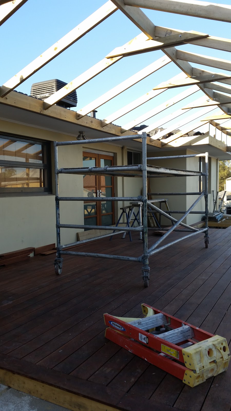 Jarrah Jungle Backyard Progress Patio Build + Fence Install