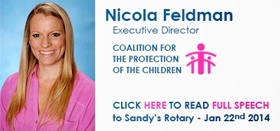 Nicola Feldman speech - Rotary - Jan 22, 2014