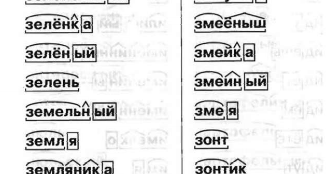Как разобрать слово зеркало