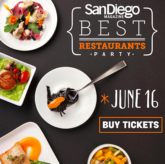 SanDiegoVille San Diego Magazine To Host Best Restaurants Party On June 16