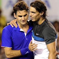 Roger Federer and Rafael Nadal