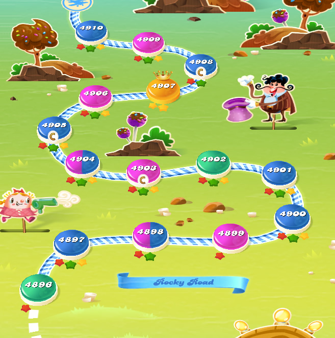 Candy Crush Saga level 4896-4910 Candy Crush Saga level 4896-4910