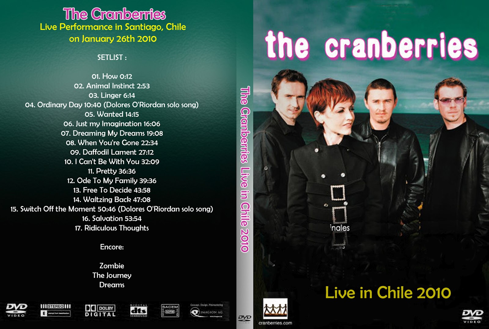 YOUDISCOLL The Cranberries Live in Chile 2010