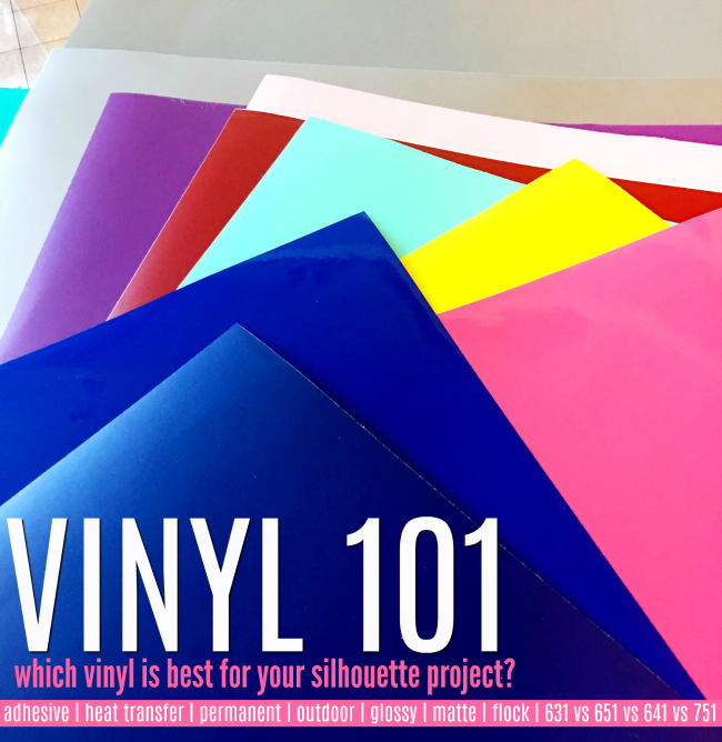 What Vinyl to Use for Silhouette CAMEO Projects: Beginners Listen Up! Silhouette School