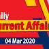 Kerala PSC Daily Malayalam Current Affairs 04 Mar 2020