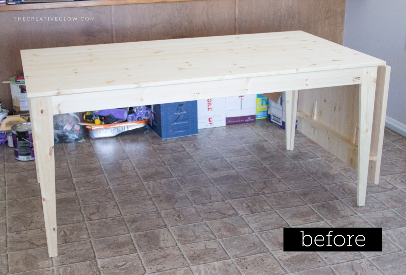 My Modern Farmhouse Kitchen Table IKEA Hack (or not) The Creative