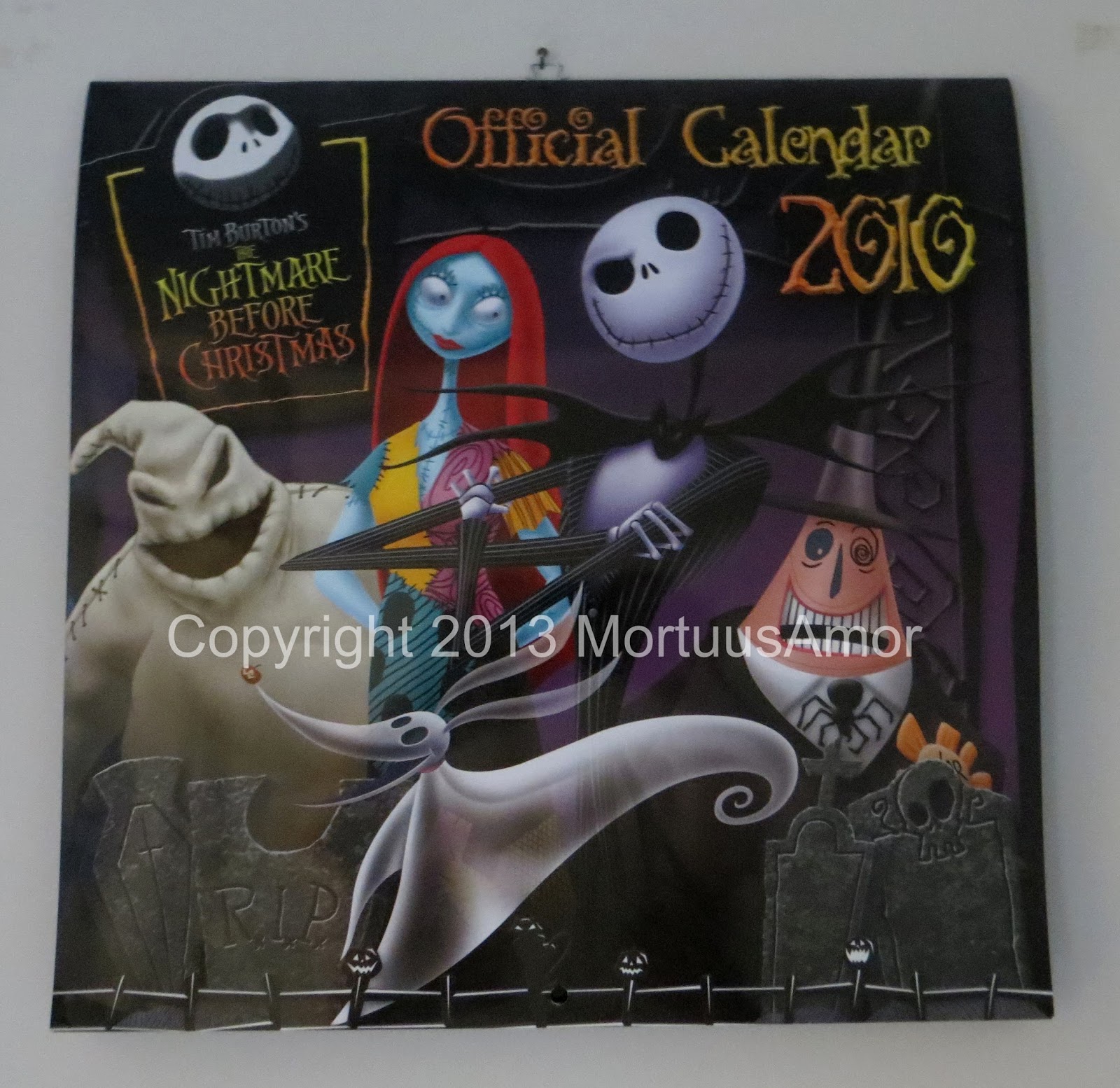 My Tim Burton Collection TNBC Calendar 2010