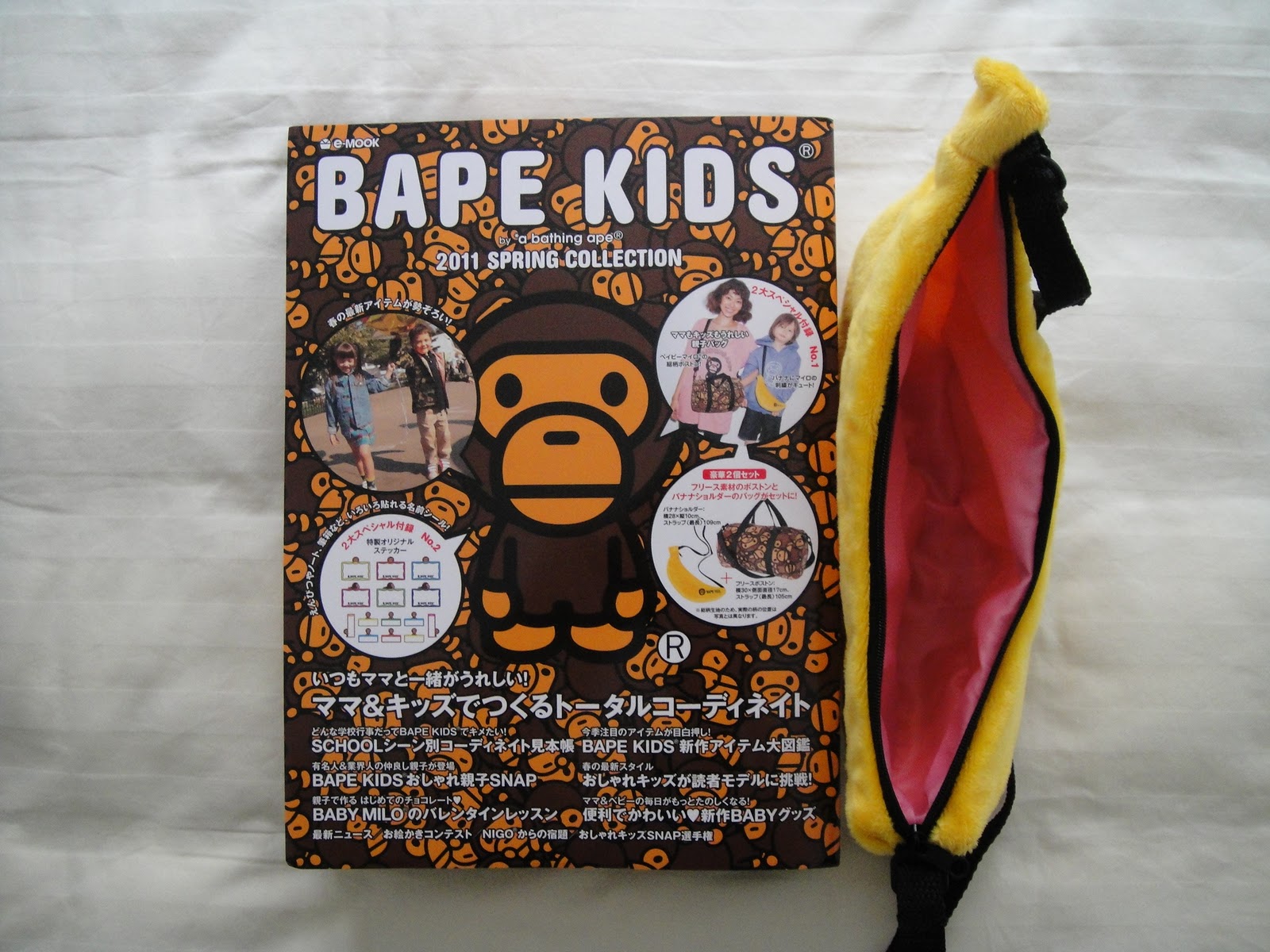 A Bathing Ape BAPE Kids Banana Sling Bag | Japanese Labels