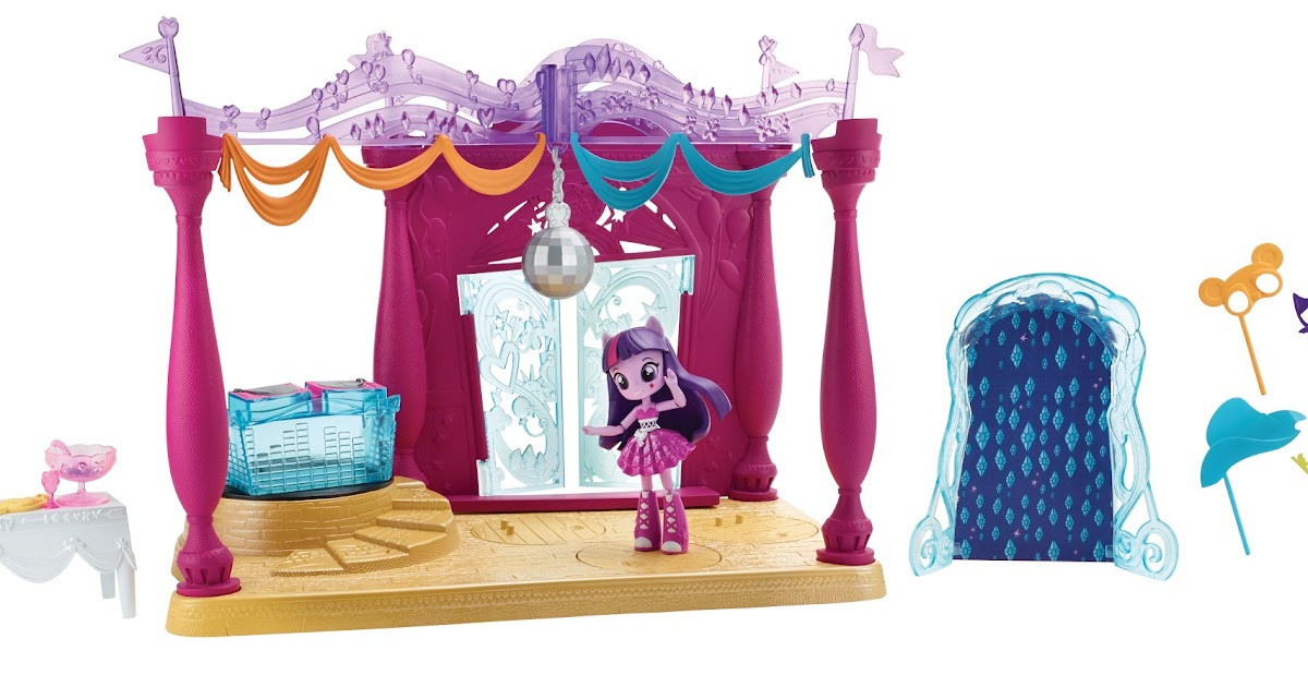 my little pony canterlot high dance playset