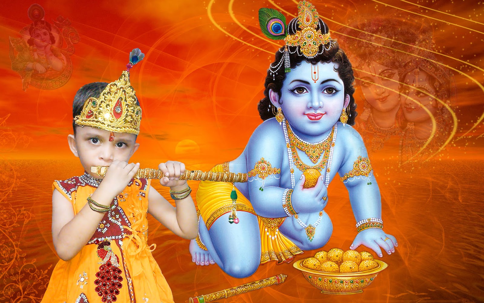 HD Wallpaper Cute Krishna Getup Baby « Narender Jangra  Developer
