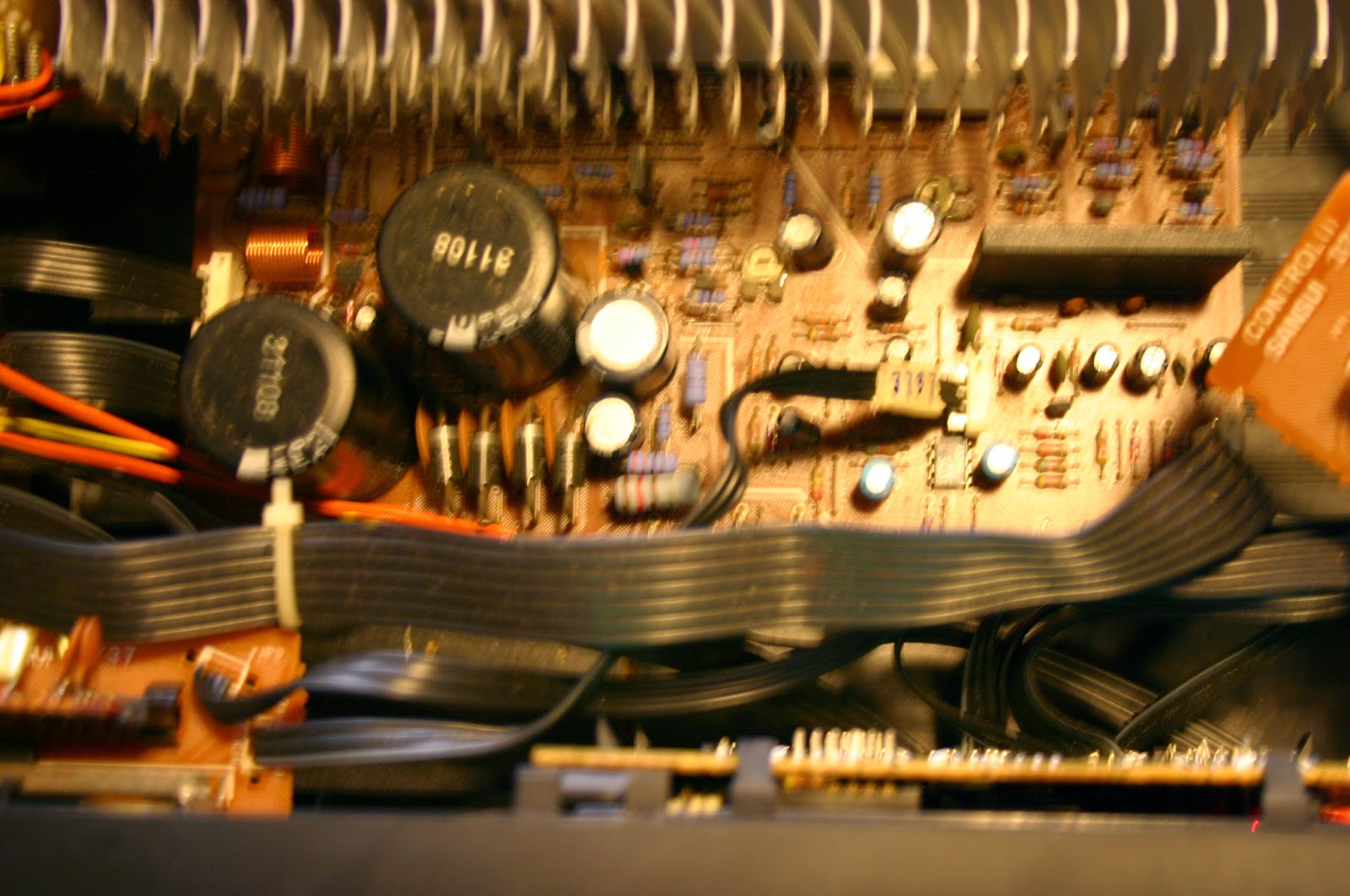 Electronics Repaired Sansui A 910 Integrated Amplifier (stuck in