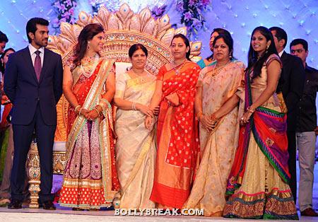 Ram Charan, Upasana, Vasundhara, Surekha - (20) - Ram Charan Teja's Upasana Kamineni Reception Pics