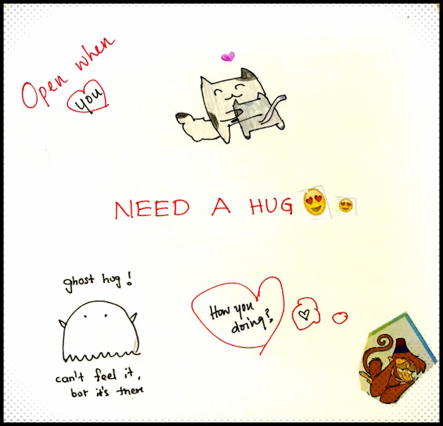 Open when you need a hug Open when you need a hug