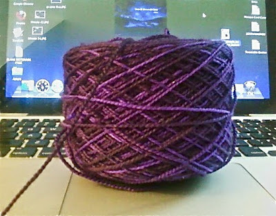Knit Picks Hawthorne fingering weight, kettle dyed yarn in Goddess colorway
