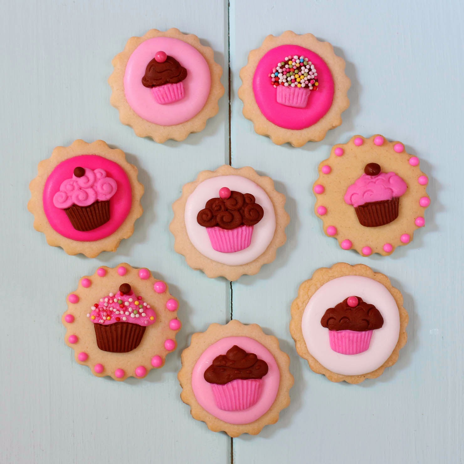 Galletas Redondas Decoradas Con Fondant Galletas Redondas Decoradas Con Fondant