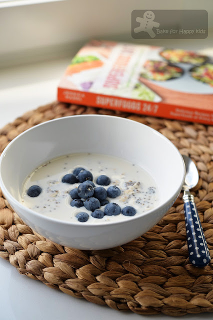 blueberry chia overnight oats vegan