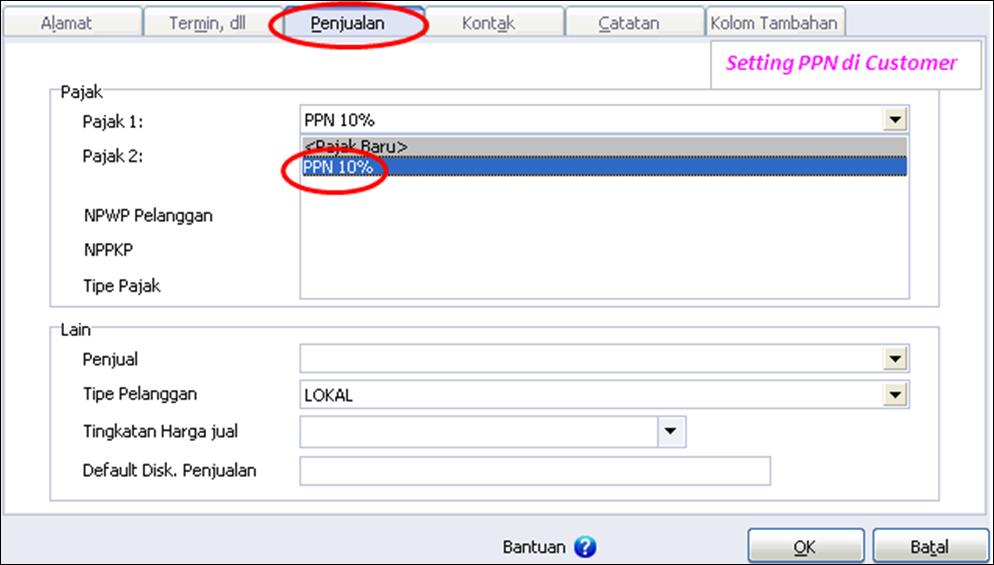 Training Accurate Software: Setting PPN di Barang dan Customer