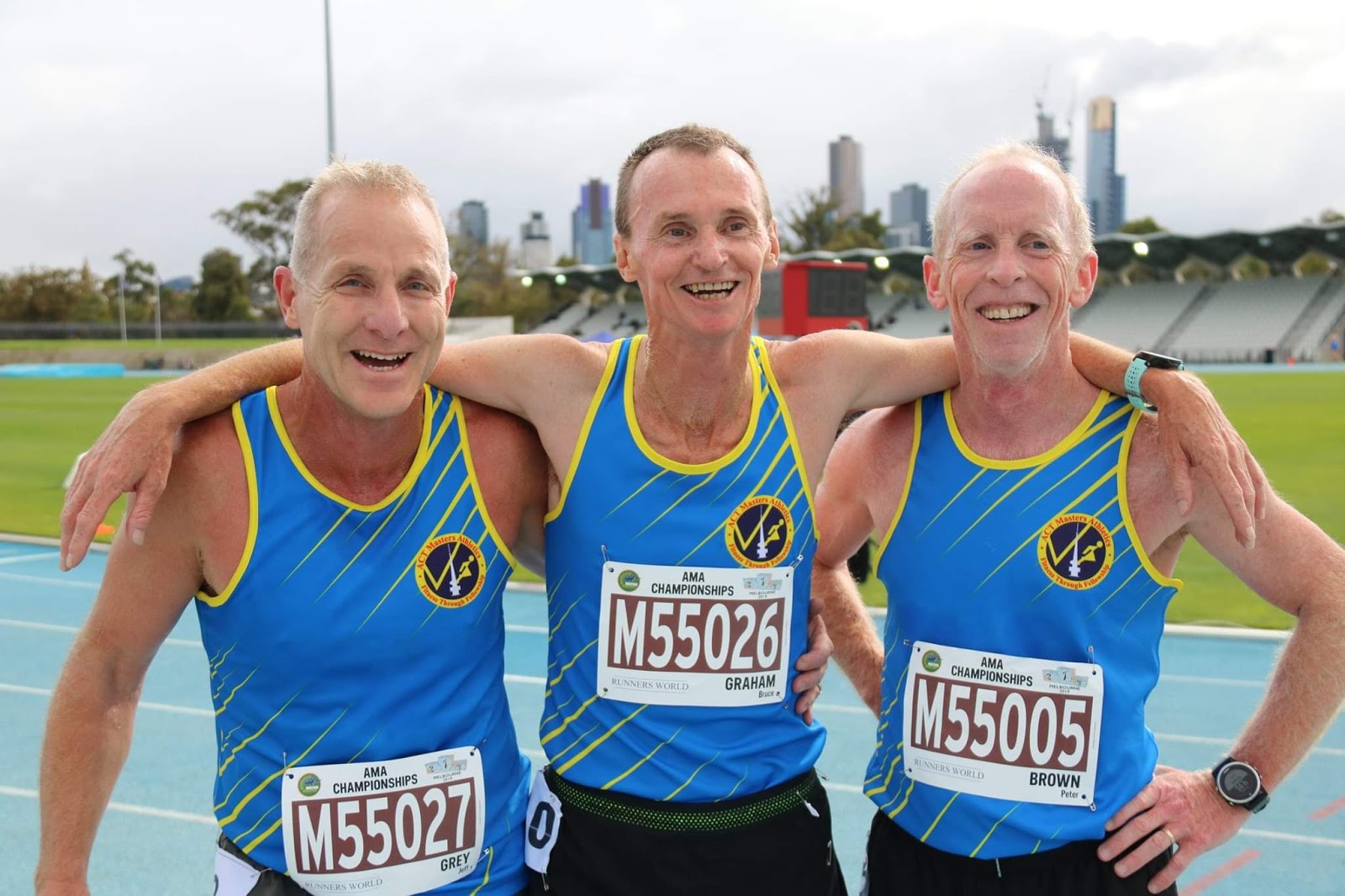 Australian Masters Athletics Championships 5000m M55 1st 1659