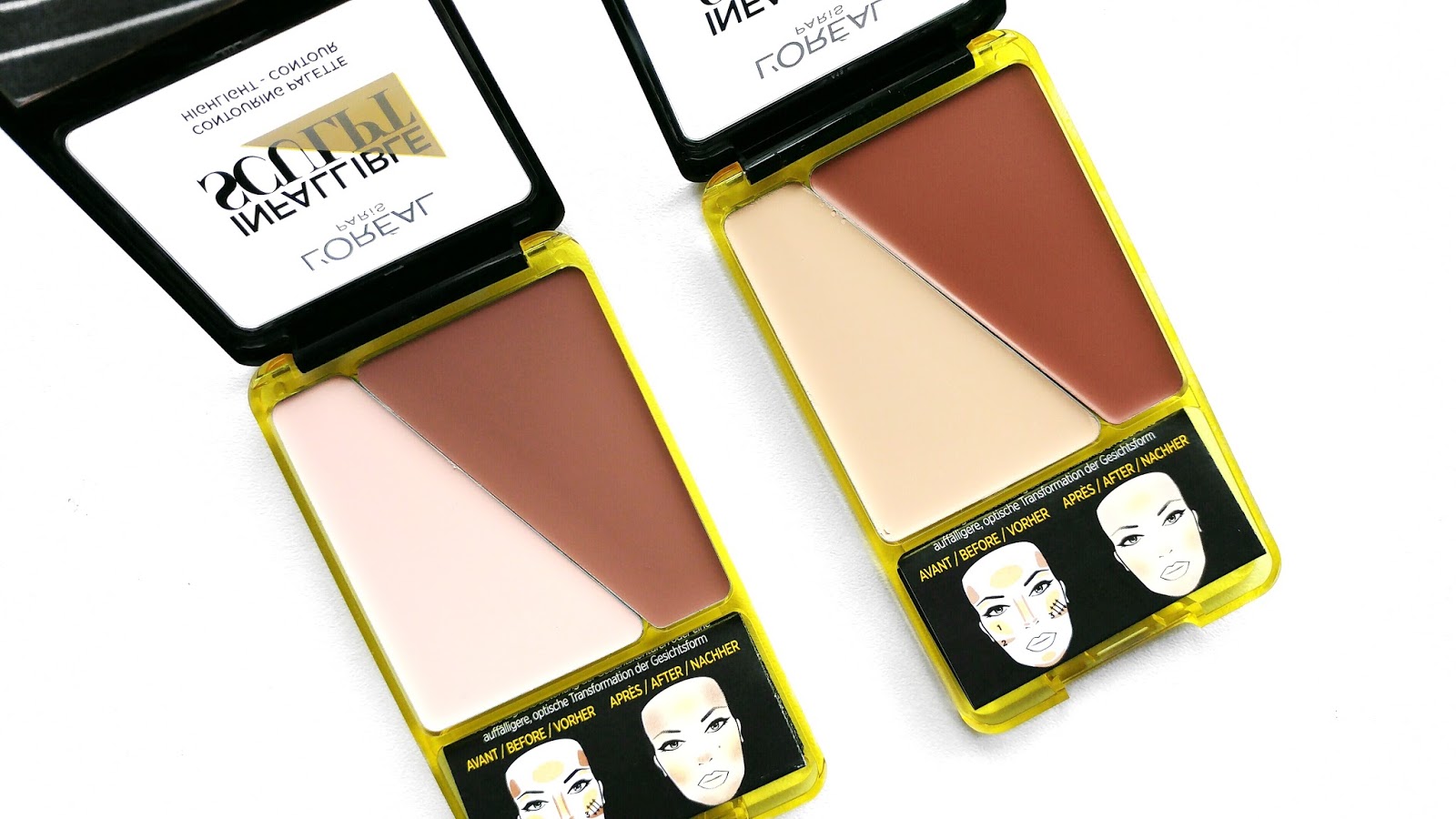 katinalindaa L'Oreal Infallible Sculpt Contouring Palettes Swatched and Reviewed