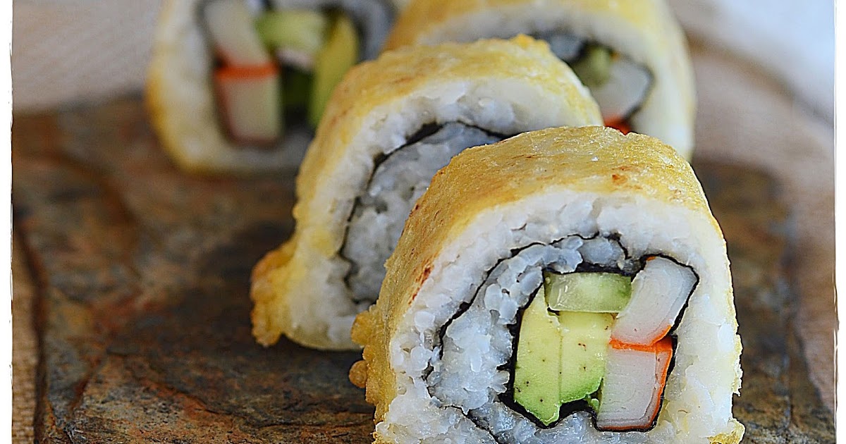 California roll en tempura DECORECETAS