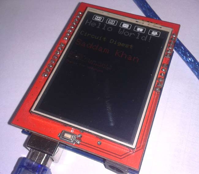 Interfacing TFT LCD with Arduino - Internet of Things
