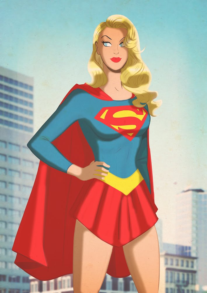 Supergirl by Des Taylor | DESPOP ART & COMICS