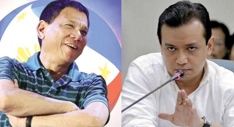 Duterte Calls Trillanes a "Barking Dog"