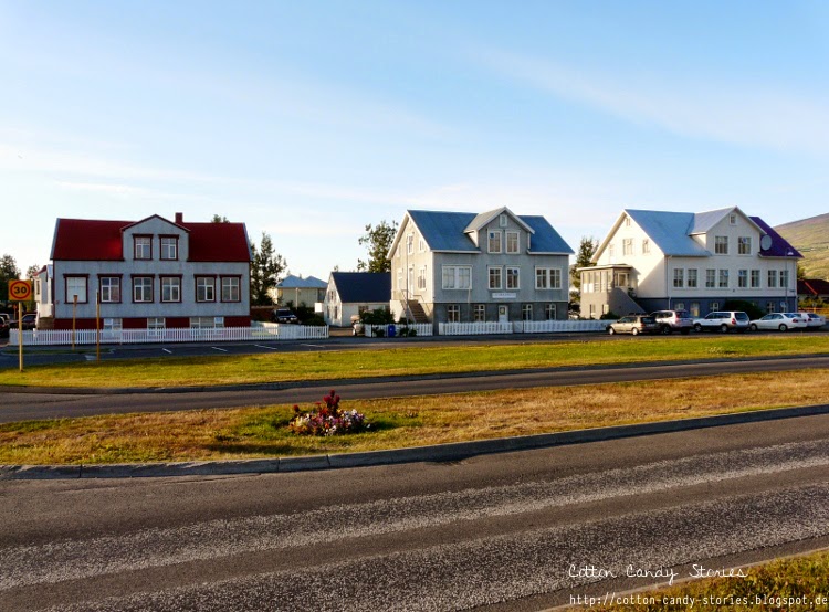 Straße in Akureyri
