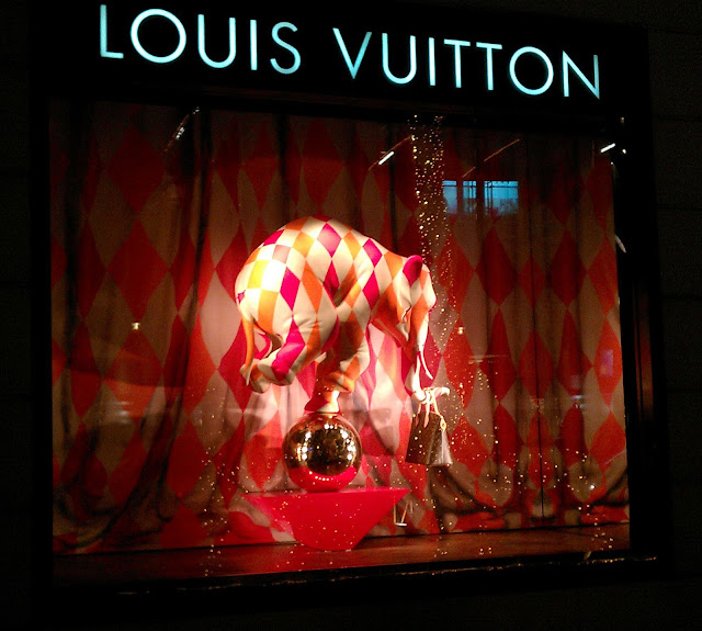 Louis Vuitton Circus windows, Paris