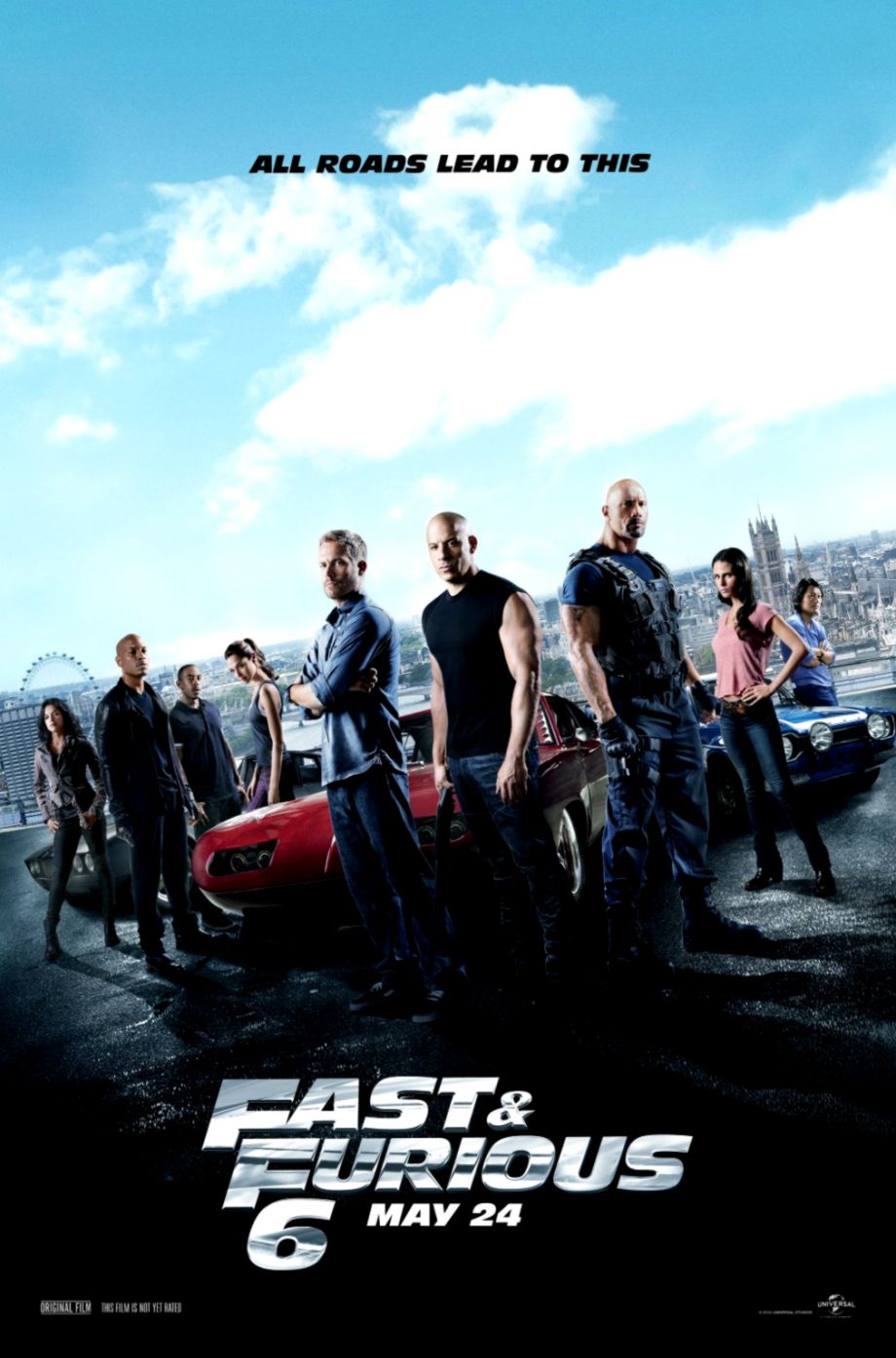 Fast  Furious 6 3 of 7 Extra Large Movie Poster Image   IMP