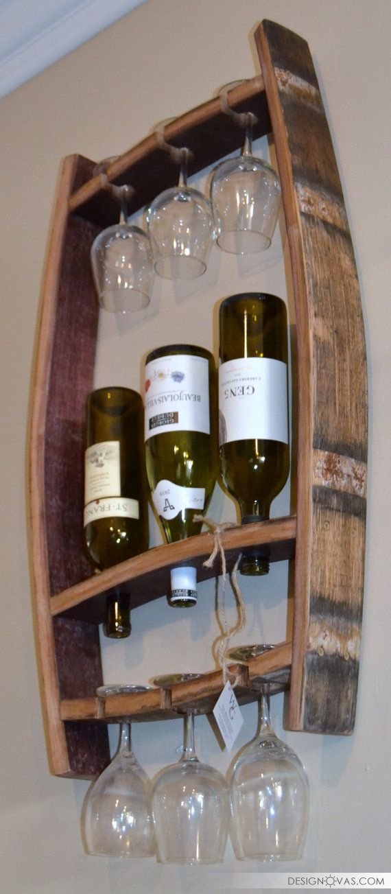 33 shelves for proper storage of wine, which you can make yourself