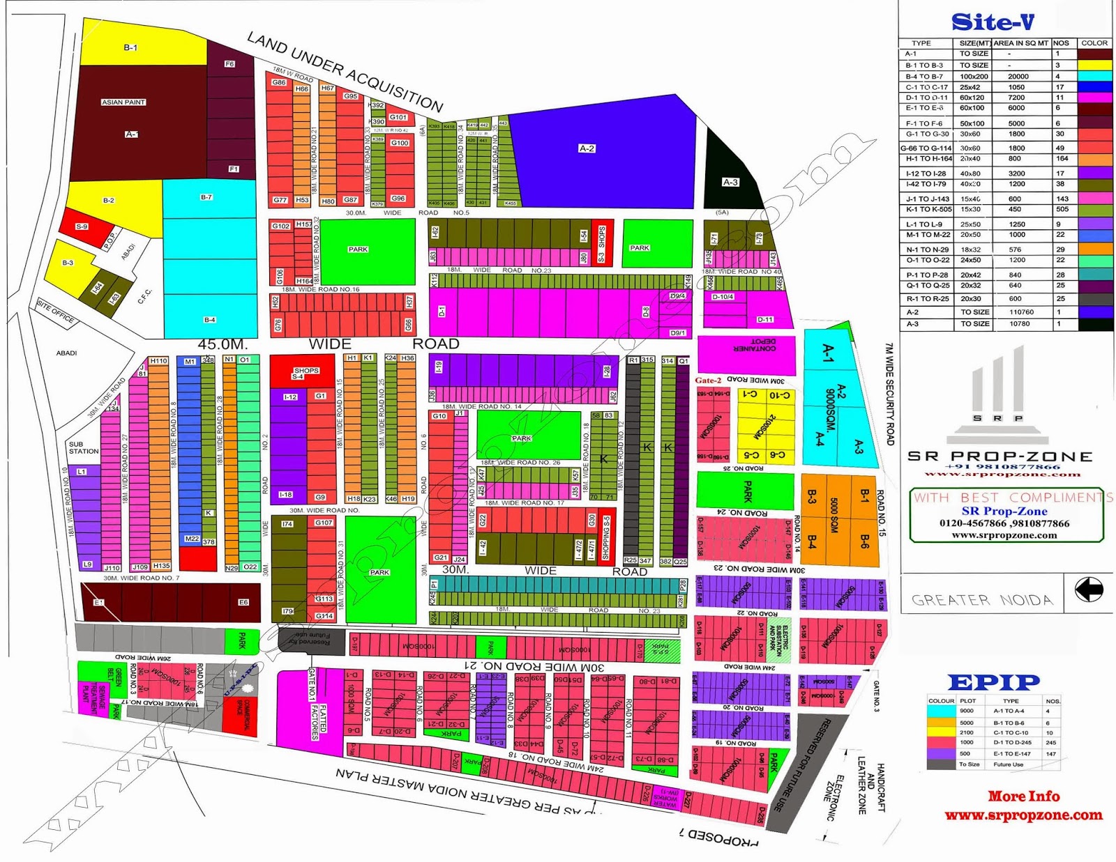 Surajpur SiteV And Epip Common Layout Plan HD Map Greater Noida Industry Seller