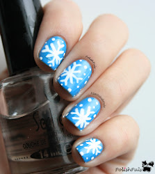 snowflake tutorial nails nail snowflakes easy easiest beginner polish put did