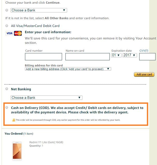 How To Get Cash On Delivery (COD) Payment Option on Amazon