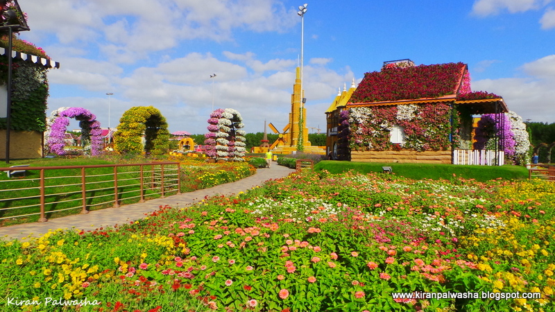 Oasis in the desert , Dubai miracle garden, where fantasy and reality ...