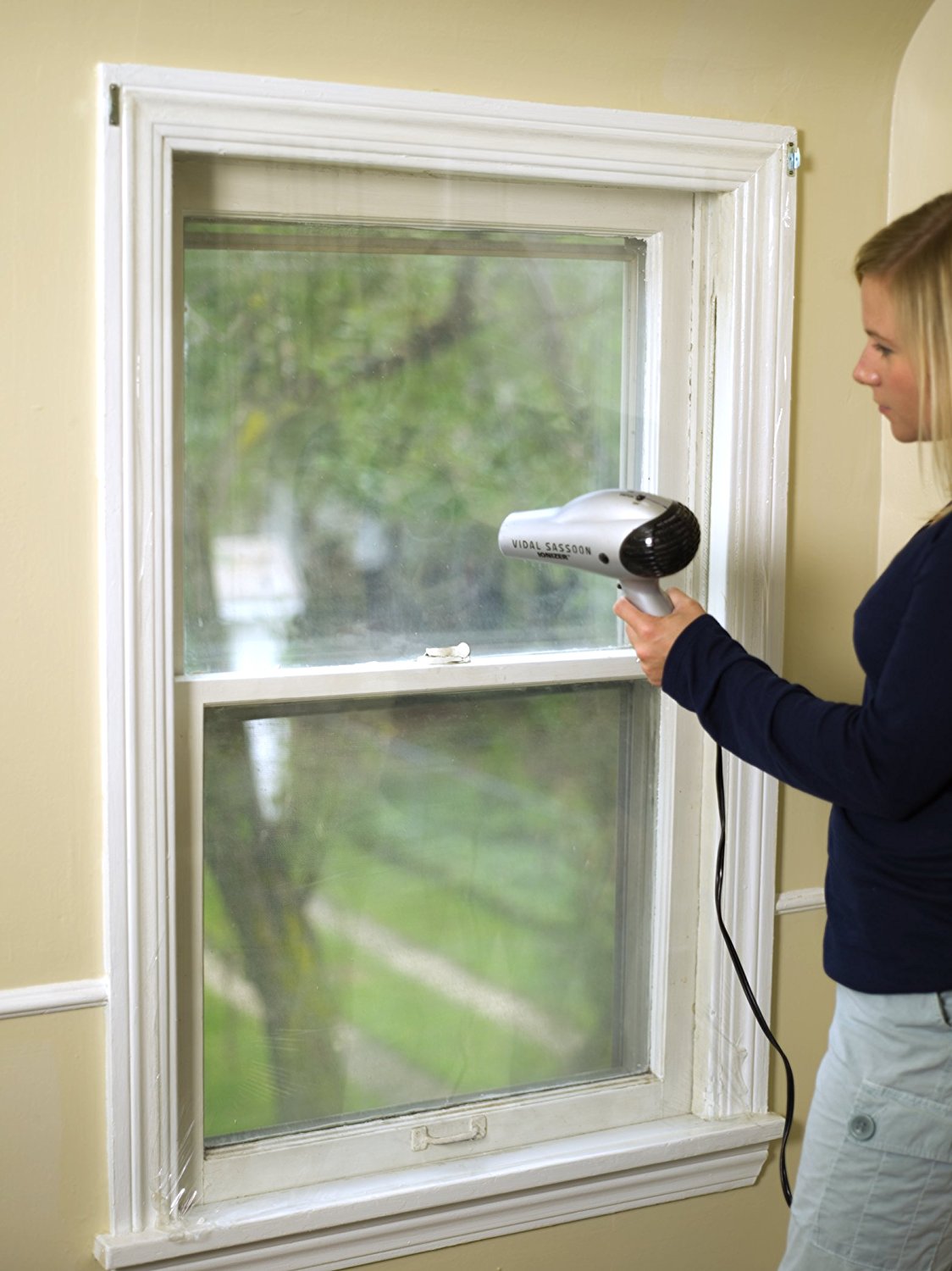 Plastic on Windows Save Money in Winter Heating Bill