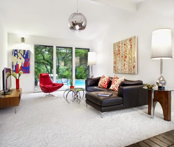 Chic and stylish white Carpet