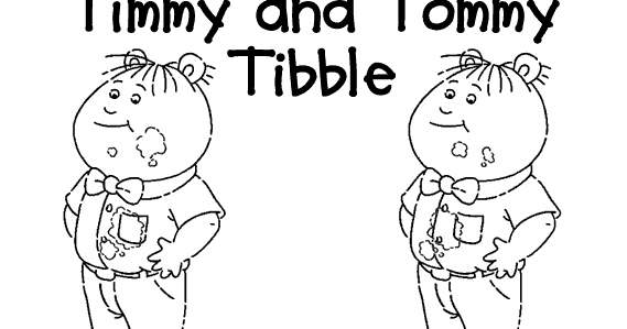 Coloring & Activity Pages: Timmy & Tommy Tibble Coloring Page