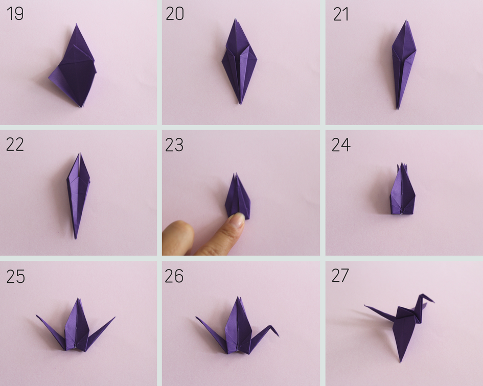 Origamis da Mary Origami Tsuru Como Fazer