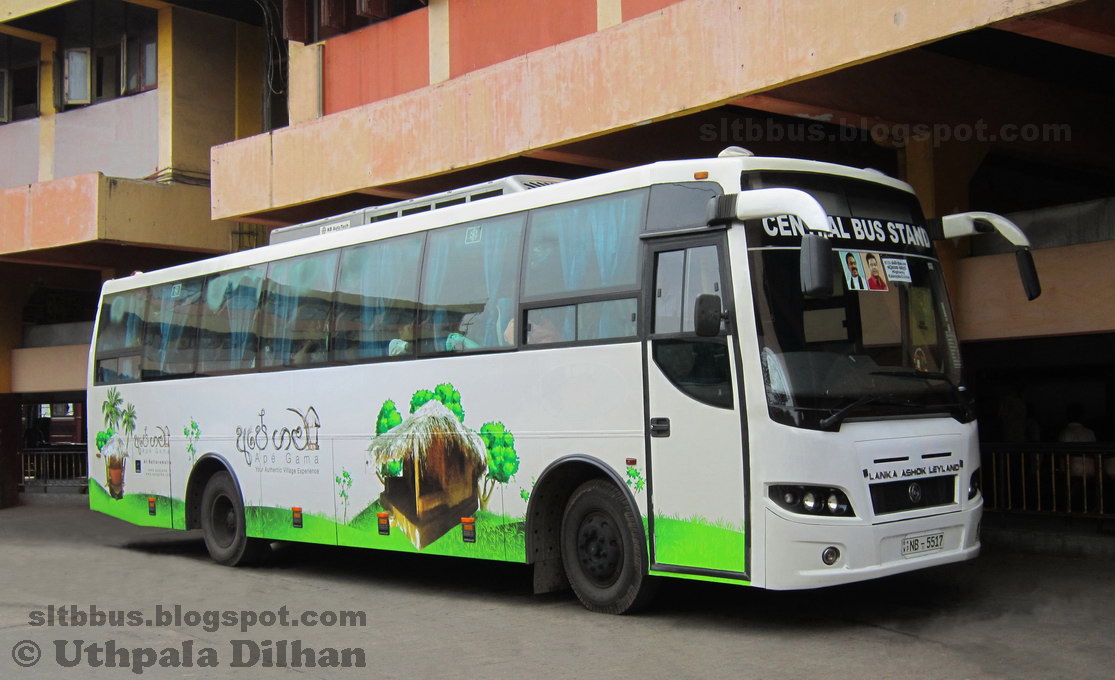 SLTB buses ශ්‍රී ලංගම බස් Ashok Leyland Viking AC luxury bus from