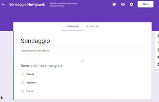 Google moduli crea fare sondaggi via email e inviti